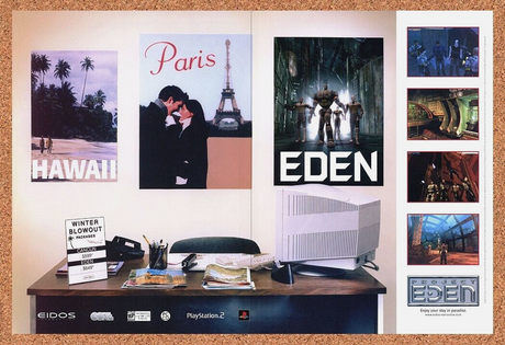 Project Eden PC Original 2003 Print Ad Authentic Core-Design Video Game Promo