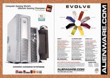 2002 Alienware Evolve Computer Gaming Worlds Choice Original Ad / Promo v7