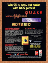 System Commander Original 1999 Ad Authentic Windows DOS Emulate Video Game Promo