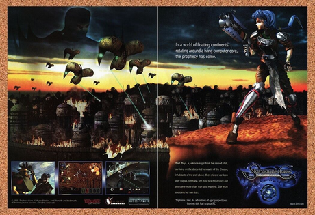 Septerra Core Legacy The Creator PC Original 1999 Ad Authentic Video Game Promo