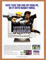 1996 Virtua Squad PC Original Advertisement / Retro Promo v1