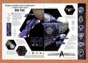 1999 Star Trek Starfleet Command Hydran Paladin Dreadnought Original Ad v3