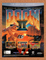 2002 Doom II GBA Original Advertisement / Retro Promo v2