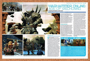 Warhammer Online Age Of Reckoning Original 2007 Vintage Ad - Game Review Promo