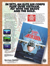 1991 Flight Of The Intruder IBM Original Advertisement / Retro Wall Art v1