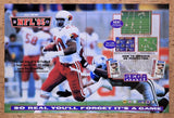 1995 NFL 95 Sega Original Advertisement / Retro Wall Art v1