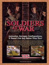 1998 Soldiers At War PC Original Advertisement / Retro Promo v1