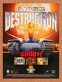 1998 Mass Destruction PS1 Original Advertisement / Retro Wall Art v1