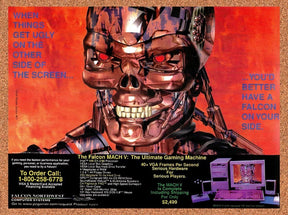1994 Terminator Falcon Northwest Mach V Original Advertisement / Retro Promo v1