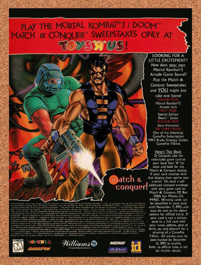 1995 Doom Toys R Us Original Advertisement / Retro Promo v7