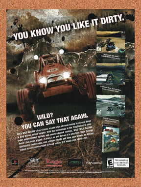 2001 Wild Wild Racing PS2 Original Advertisement / Retro Promo v1