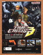Time Crisis 3 PS2 Original 2003 Ad Authentic Namco GunCon Video Game Art Promo