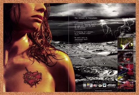 1998 Forsaken PC Original Advertisement / Retro Promo v2