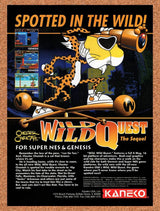 1993 Chester Cheetah Wild Wild Quest SNES Original Ad / Retro Wall Art v1
