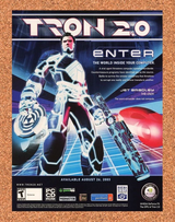 Tron 2.0 PC Original 2005 Ad Authentic Computer FPS Video Game Promo