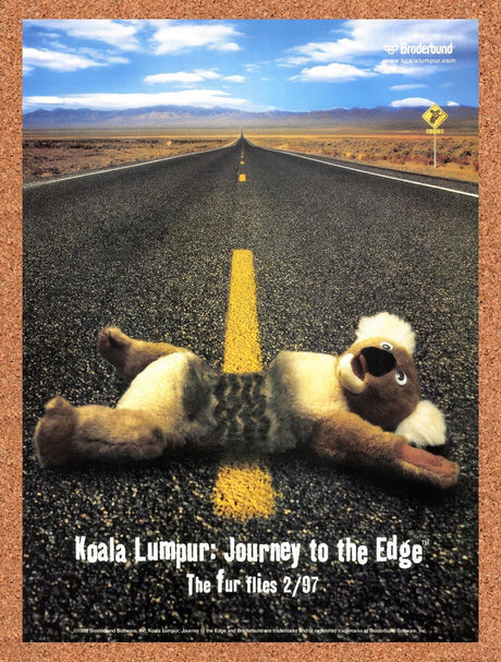 1996 Koala Lumpur Journey To The Edge PC Original Advertisement / Retro Promo v2