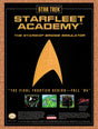 1994 Star Trek Starfleet Academy SNES Original Advertisement / Retro Wall Art v1