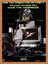 1999 Alien vs Predator Falcon Northwest Original Advertisement / Retro Promo v11