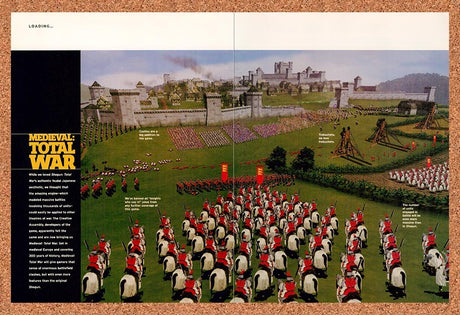 2002 Medieval Total War PC Original Advertisement / Retro Promo v2