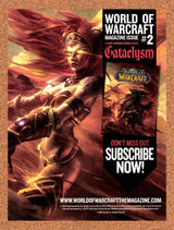 2010 World Of WarCraft Magazine Cataclysm Original Ad / Retro Wall Art v1