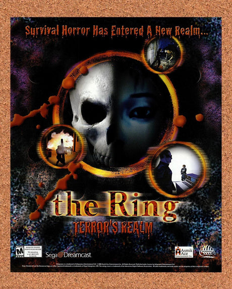 2000 The Ring Terror's Realm Dreamcast Original Advertisement / Retro Promo v1