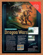 Dragon Wars MS-DOS Original 1990 Vintage Ad - Fantasy Video Game Promo