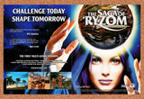 2004 Saga Of Ryzom PC Original Advertisement / Retro Promo v8