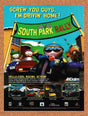 2000 South Park Rally PS1 Original Advertisement / Retro Promo v2