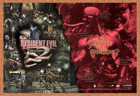 1999 Resident Evil 2 Platinum PC Original Advertisement / Retro Promo v1