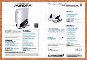 2004 Alienware The Original Ultimate Gaming Aurora AMD Original Ad / Promo v2
