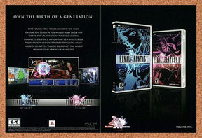 Final Fantasy PSP I And II Original 2007 Ad Authentic Square Enix Promo