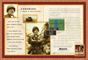 1996 Close Combat PC Original Advertisement / Retro Promo v1