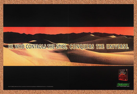Dune 2001 PC Original 1998 Print Ad Authentic Westwood Video Game Art Promo
