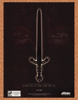 Gladiator Sword Of Vengeance PS2 Original 2003 Ad Authentic Video Game Art Promo