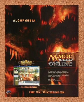 Magic The Gathering Online PC Original 2004 Ad Authentic Video Game Promo