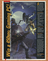 Aliens Gaming PC Sweepstakes Original 2001 Ad Authentic Retro Video Game Promo