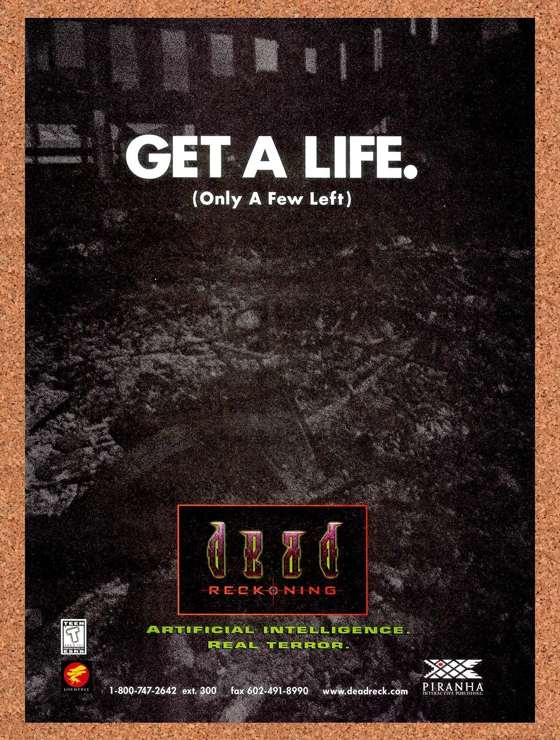 1997 Dead Reckoning PC Original Advertisement / Retro Promo v3