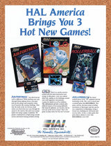 1990 Hal America NES Games Original Advertisement / Retro Wall Art v2