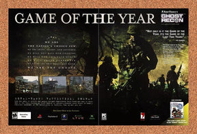 Ghost Recon PC GOTY Original 2005 Ad Authentic UbiSoft Video Game Promo