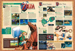 1999 Zelda Ocarina Of Time N64 Original Advertisement / Retro Promo vr5