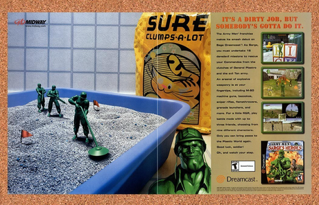 2000 Army Men Sarge's Heroes Dreamcast Original Advertisement / Retro Promo v6