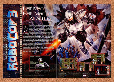 1992 Robocop 3 SNES Original Advertisement / Retro Promo v3