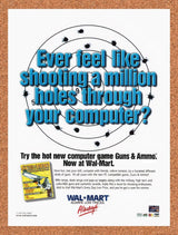 1998 Guns & Ammo Wal-Mart Original Advertisement / Retro Promo v1