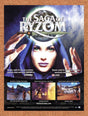 Saga Of Ryzom PC Original 2006 Ad Authentic F2P MMORPG Video Game Promo v2