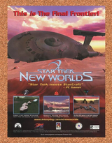 Star Trek New Worlds PC Original 2002 Ad Authentic Interplay Video Game Promo