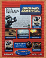 Ground Control PC Original 2002 Ad Authentic GameStop Babbages Video Game Promo