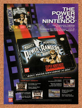 1995 Power Rangers The Movie SNES Original Advertisement / Retro Wall Art v1