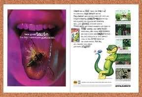 1995 Gex Saturn Original Advertisement / Retro Promo v3