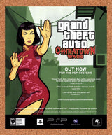 2009 Grand Theft Auto Chinatown Wars PSP Original Advertisement / Retro Promo v1