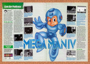 1993 Mega Man IV Game Boy Original Advertisement / Retro Promo vr1